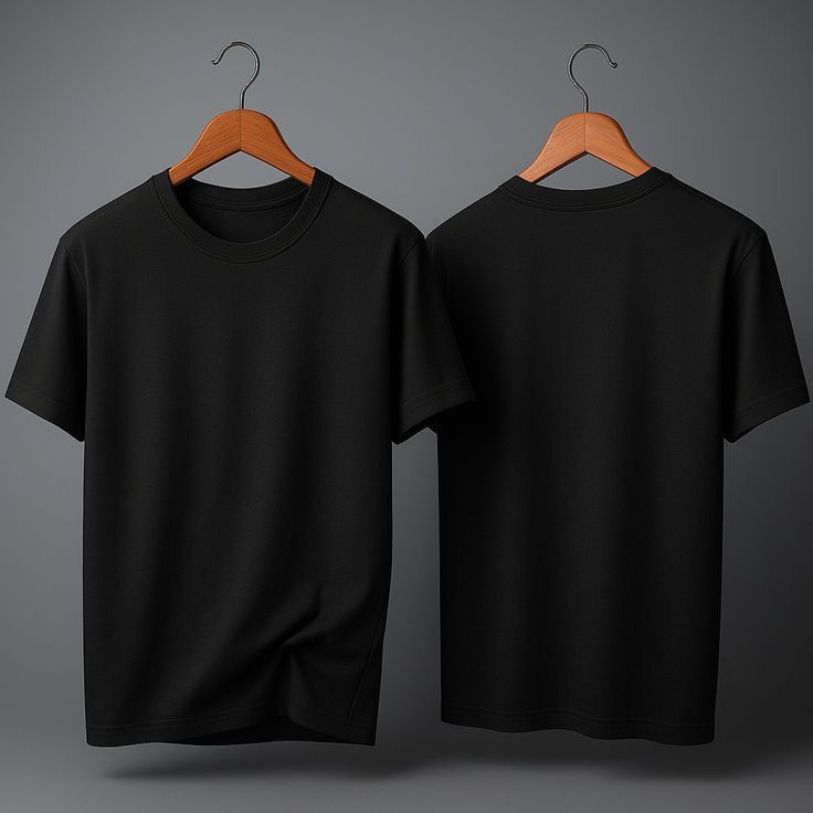 Drop Shoulder Pack of Two (Black & Navy Blue)