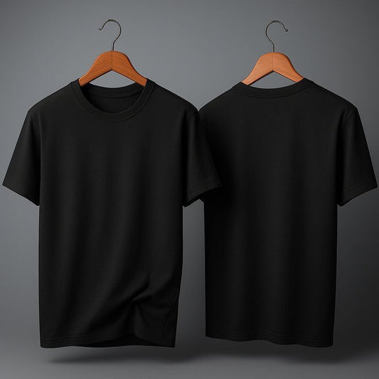 Drop Shoulder Pack of Two (Black & Dark Gray)